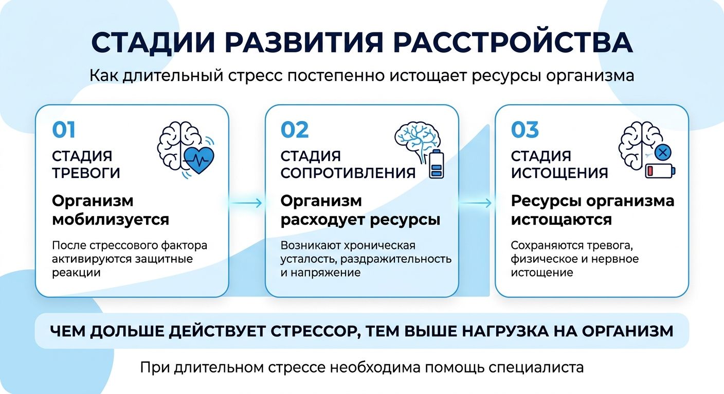 Лечение стресса в Люберцах инфографика
